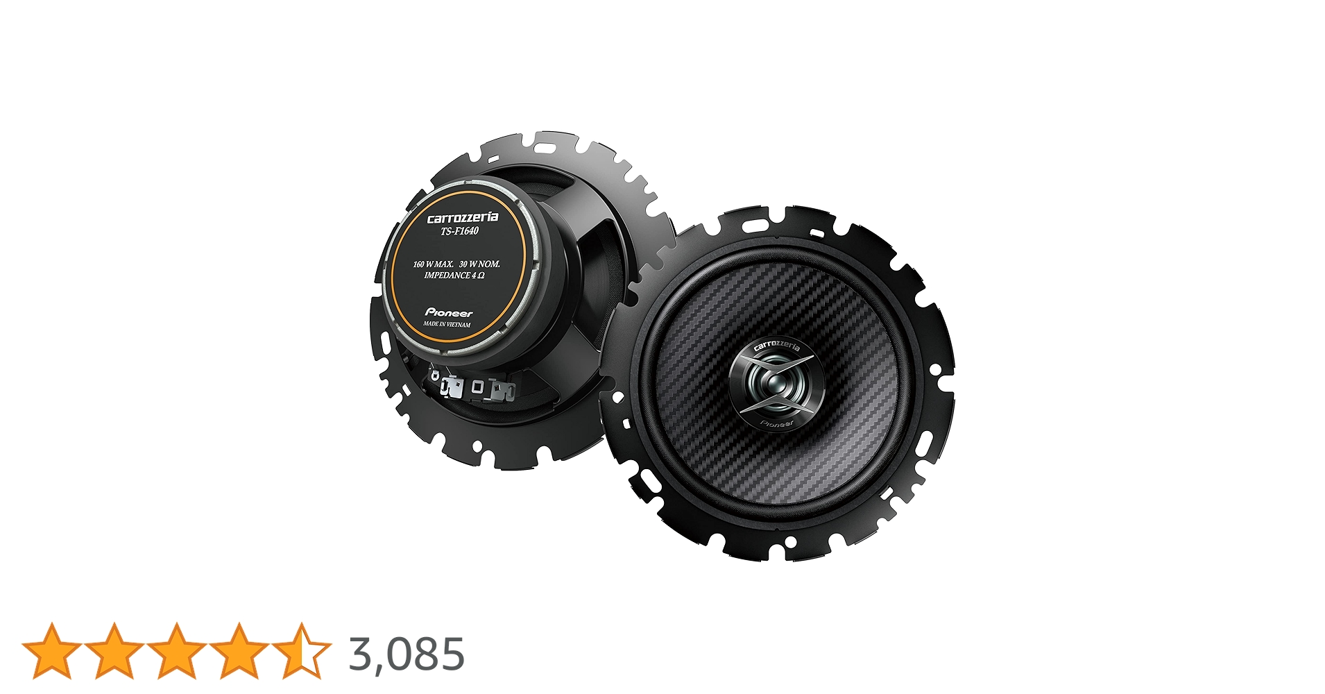 Amazon.co.jp: Pioneer Carrozzeria TS-F1640-2 Speakers, 6.3