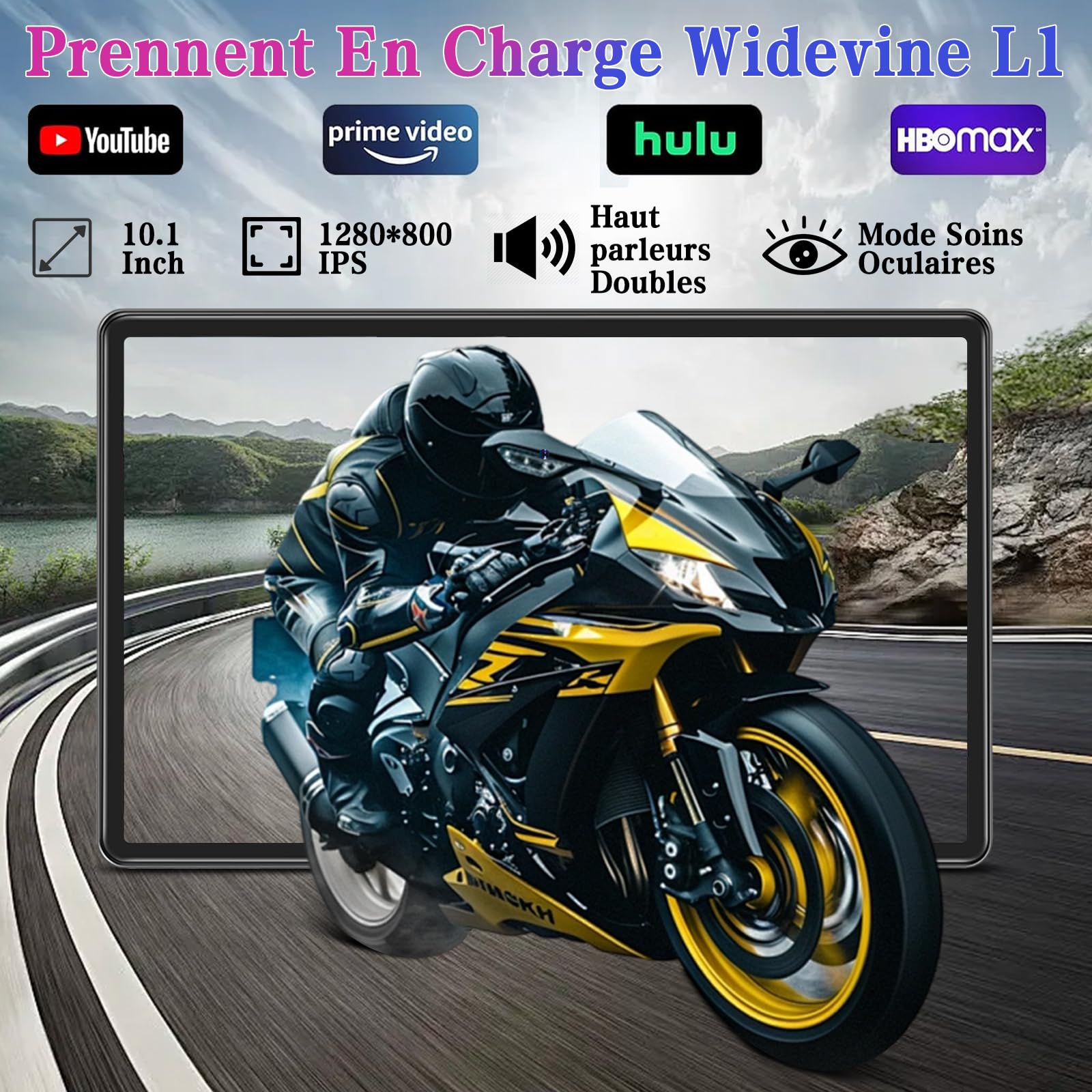 ZIOVO Tablet Bambini 10 Pollici Tablets Android 15, 30GB RAM+64GB ROM(TF 2TB), 5G WiFi Tablets,Gemini AI/Octa-Core/Widevine L1/Face ID/Parentale Controllo/6000 mAh/BT 5.0, Tablet con Eva Caso-Verde
