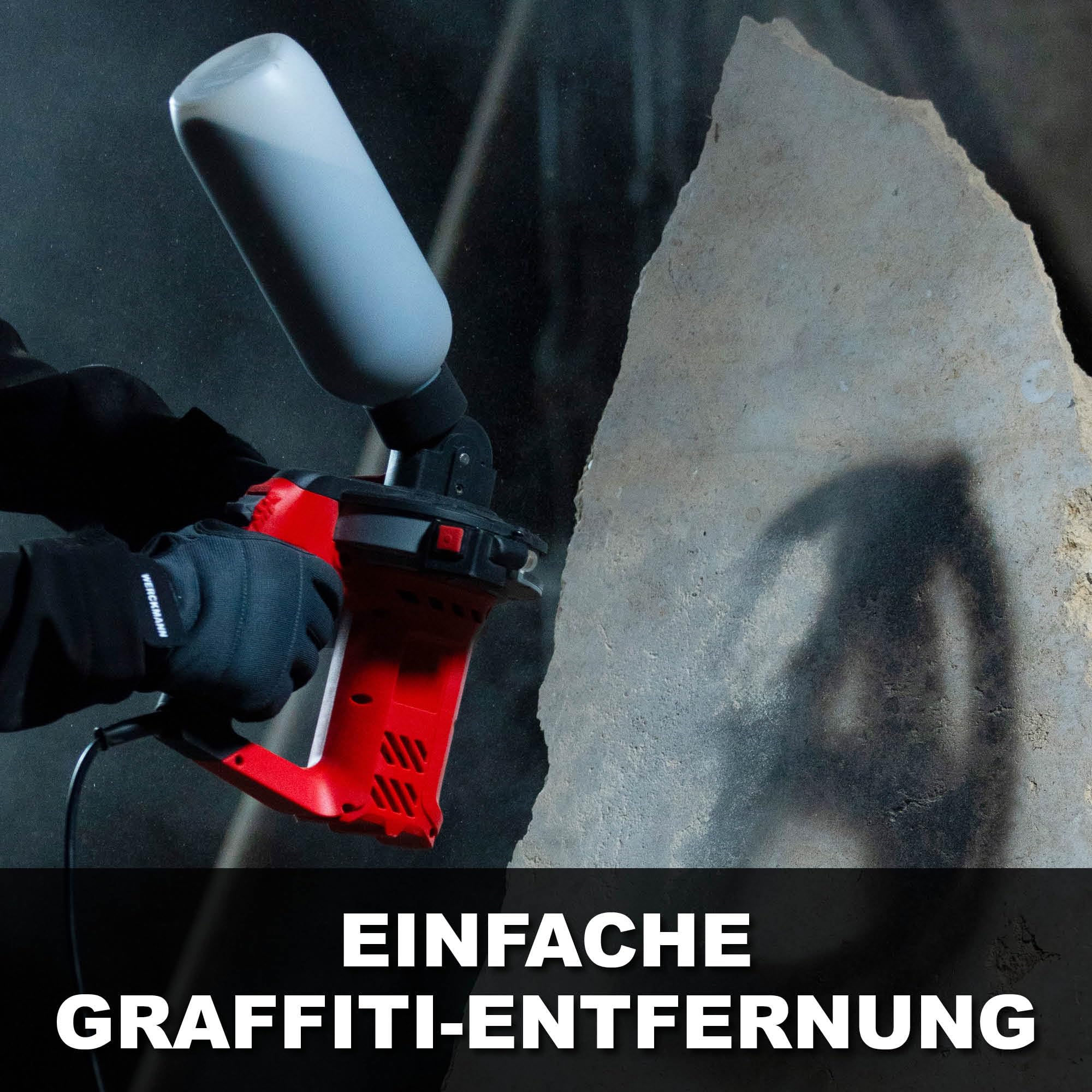 Kein Kompressor nötig - Sandstrahler für Metall, Holz, Stein und Glas - Keramikscheibe, einstellbarer Durchfluss - Kompatibel mit Sandstrahlmittel 0,2-0,5mm