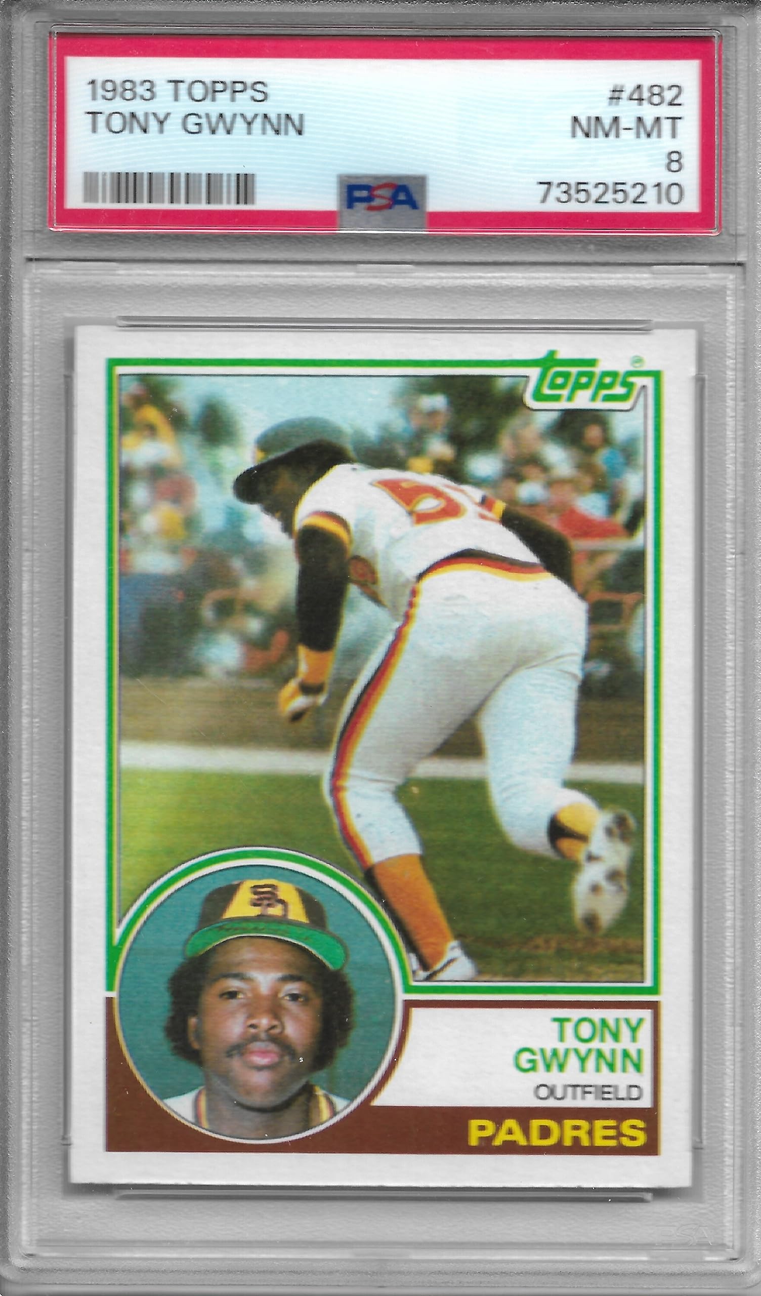 Amazon.com: 1983 Topps Baseball #482 Tony Gwynn Rookie Card Graded