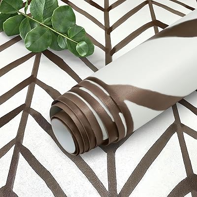 Shackcom 壁紙シール 44.5CM×300CM 貼って 剥がせる壁紙 リメイクシート 防水 防油 防汚 防カビ 耐熱 補修 賃貸 DIY 接着剤不要 リ …