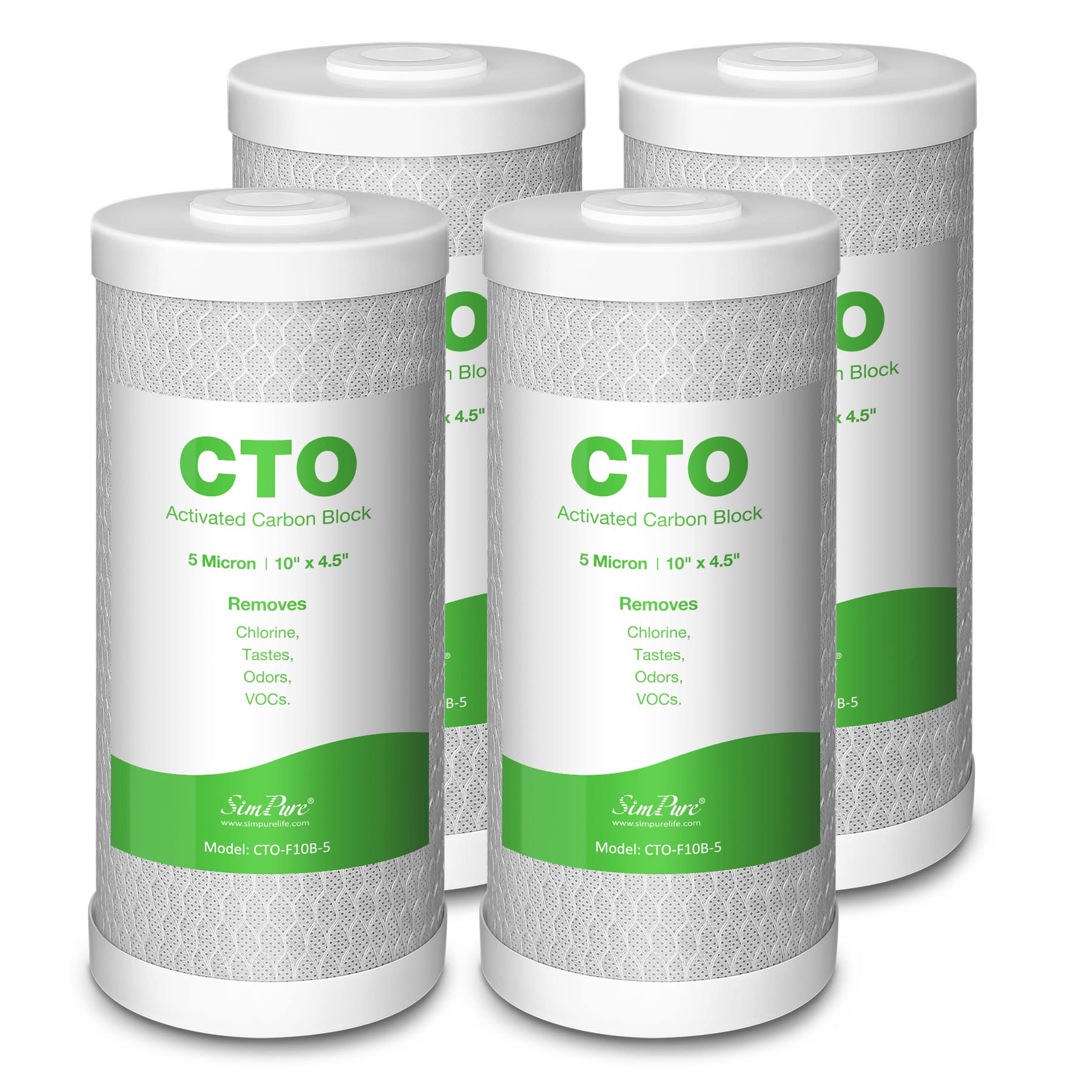 Snapklik.com : SimPure Whole House Water Filter Cartridges 5 Micron 10 ...
