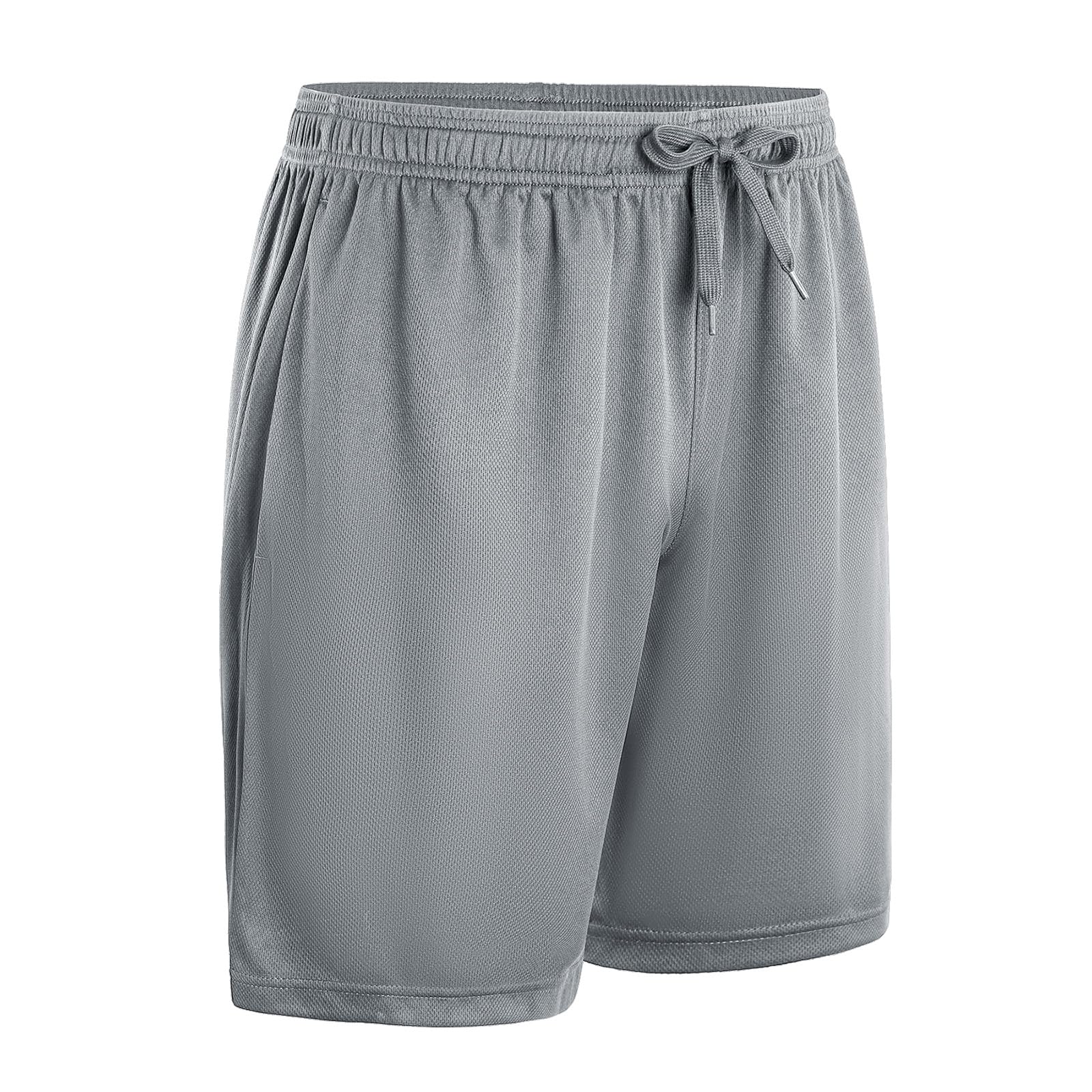 LeeHanTon Mens Basketball Shorts Running Athletic Workout Shorts with Pockets Quick Dry and Loose Fit