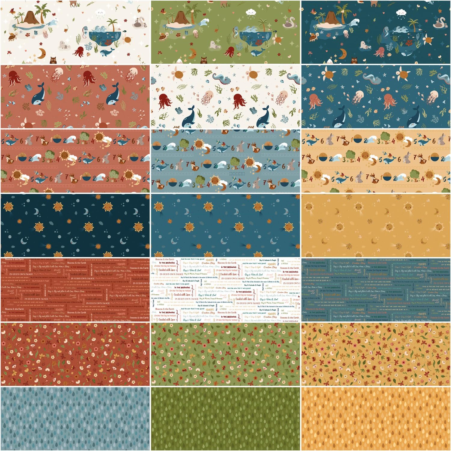 Jennifer Long Created with Love 21 Fat Quarters Riley Blake Designs FQ-15970-21