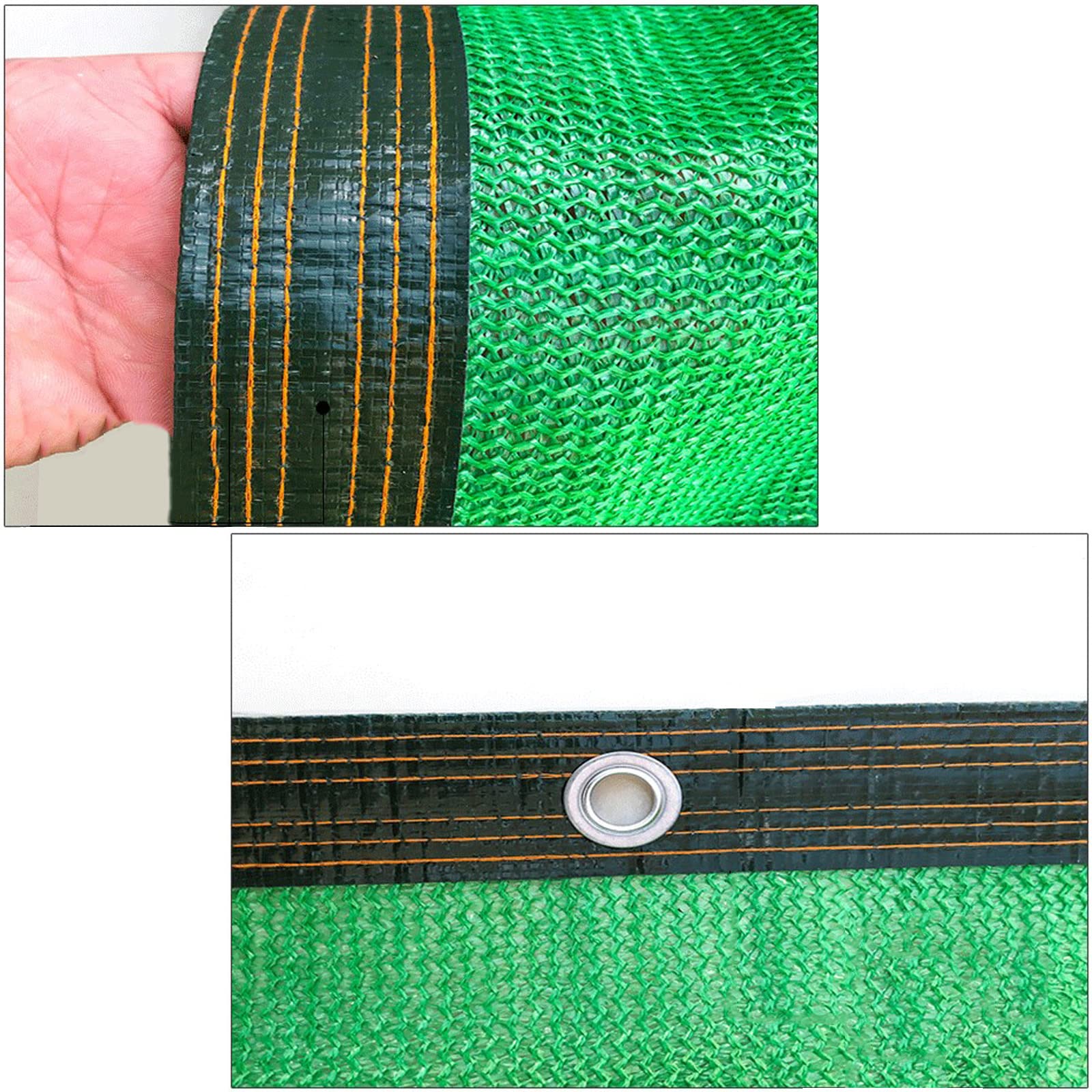 Malla Sombreo 90%,Red De Sombra,Reduce Radiación,Regula Temperatura,Transpirable,Anti-envejecimiento,para Techo Balcón Patio Jardín Plantas Invernadero,Verde (10x12m)