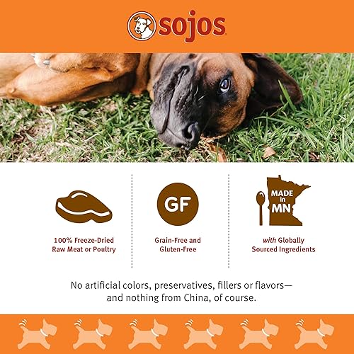 Miniatura 3 de Sojos Simply Turkey - Golosinas liofilizadas para perros, 4 onzas