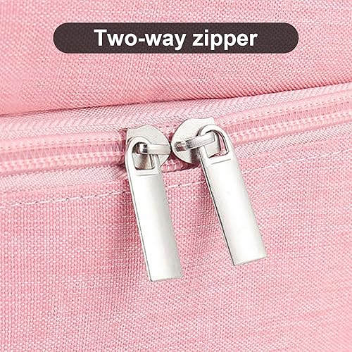 Miniatura 8 de Bolsa de almuerzo ligera para mujer, bolsa de almuerzo aislada Bento, bolsa compacta para oficina, viajes, picnic, bolsa térmica para almuerzo,