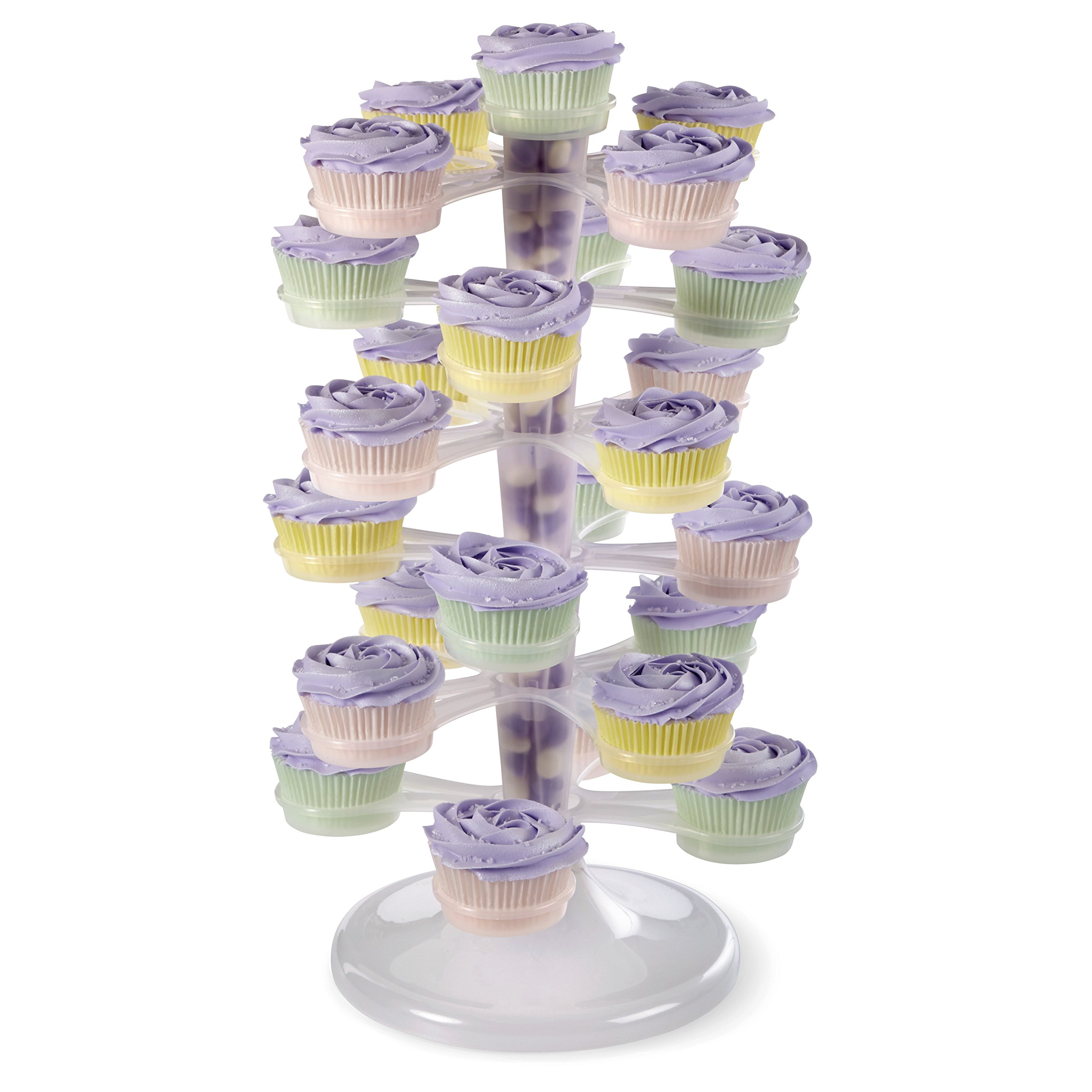 Wilton 6段ケーキスタンド Amazon.com | Wilton Display Your Way Adjustable Cupcake Tower