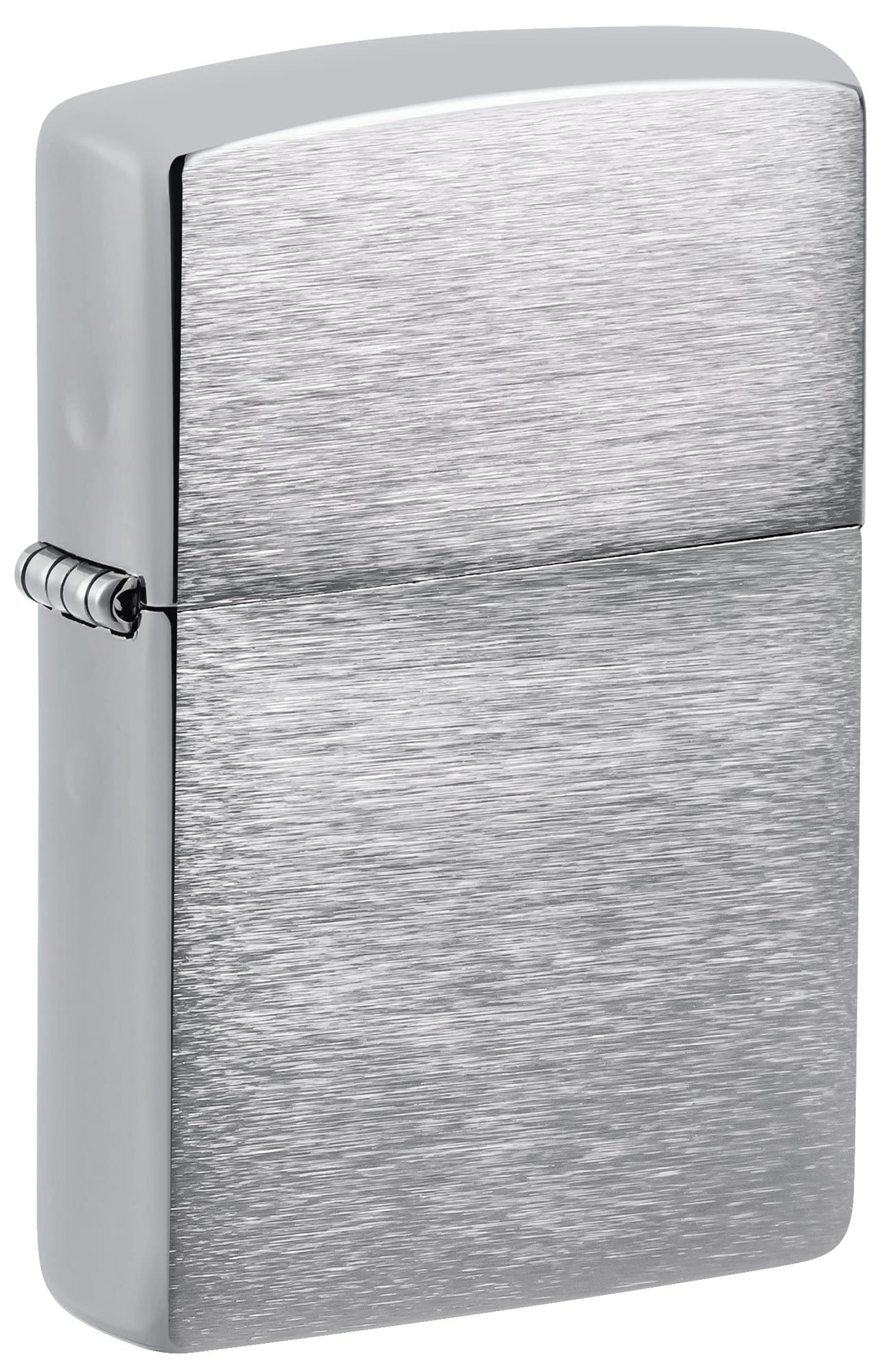Zippo Encendedor a Prueba de Viento - Diseño de Llama - Cromo Cepillado - Recargable - Reutilizable - Diseño a Prueba de Viento - Caja de Regalo Hecho en EEUU - Exclusivo en Amazon