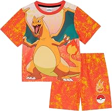Pokémon Pyjama Court rétro Dracaufeu/Charizard ou Tortank/Blastoise