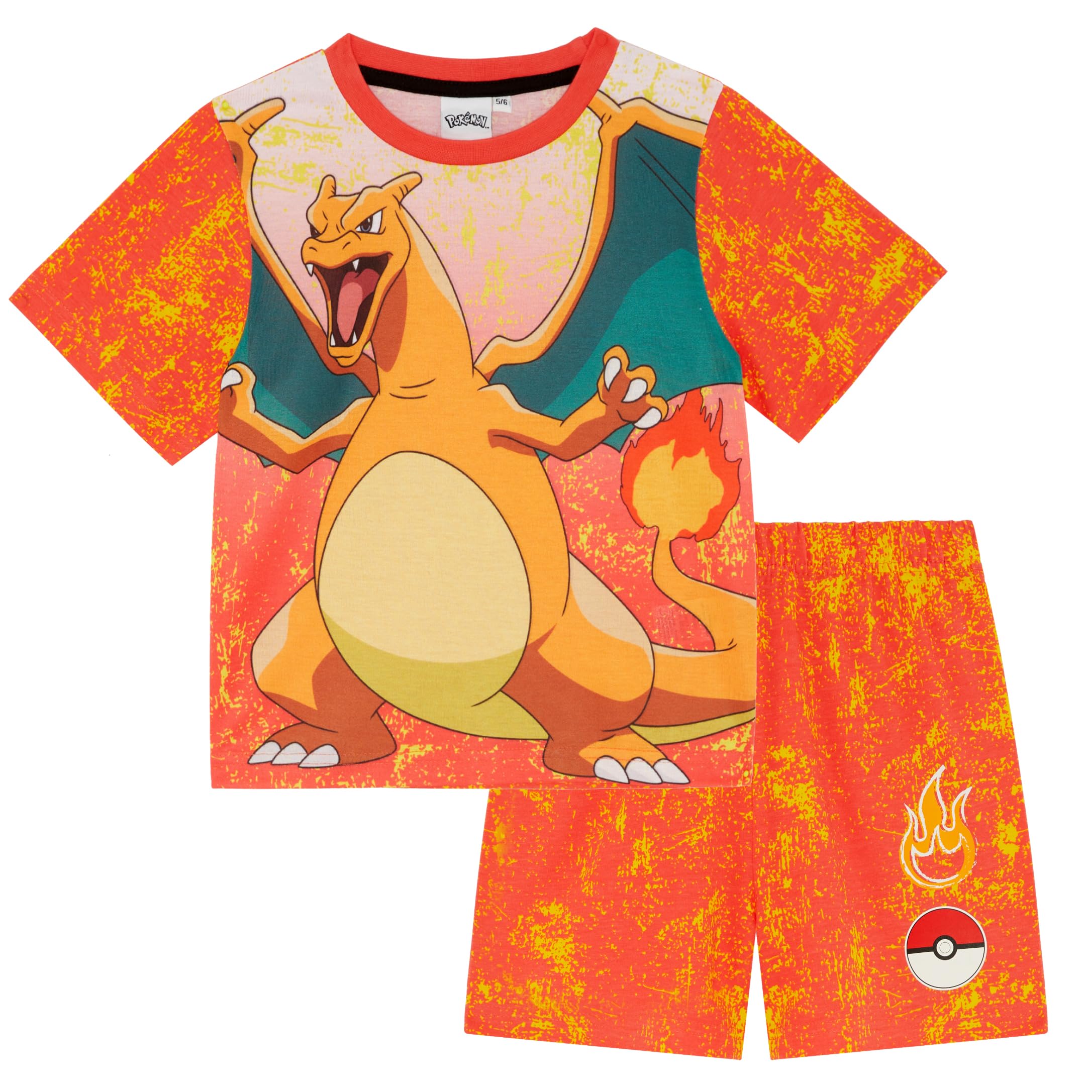 Pokémon Charizard Originals Retro Short Pyjamas 11-12 Years