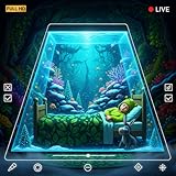 4K screensavers of festive underwater scenes with calming soundscapes TV.