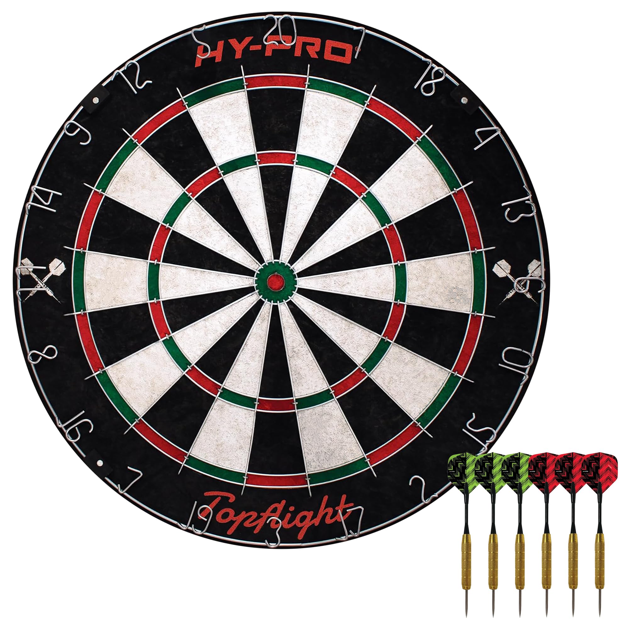 Hy-Pro Topflight DartboardDart Board Set from B&Q