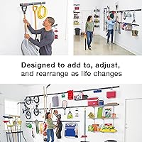 Vista 6 de Sistema de almacenamiento de cochera VerticalRubbermaid FastTrack bicicleta gancho, 1784463