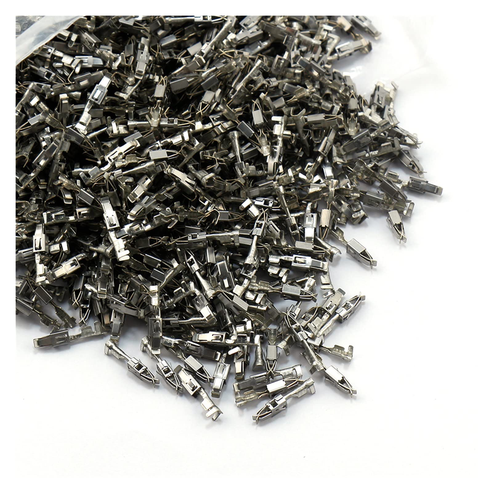 100/200/500/1000 Pezzi Terminali Femminili Per Auto - Connettori Elettrici In Rame Argentato 623-E3.5A - Foto 9