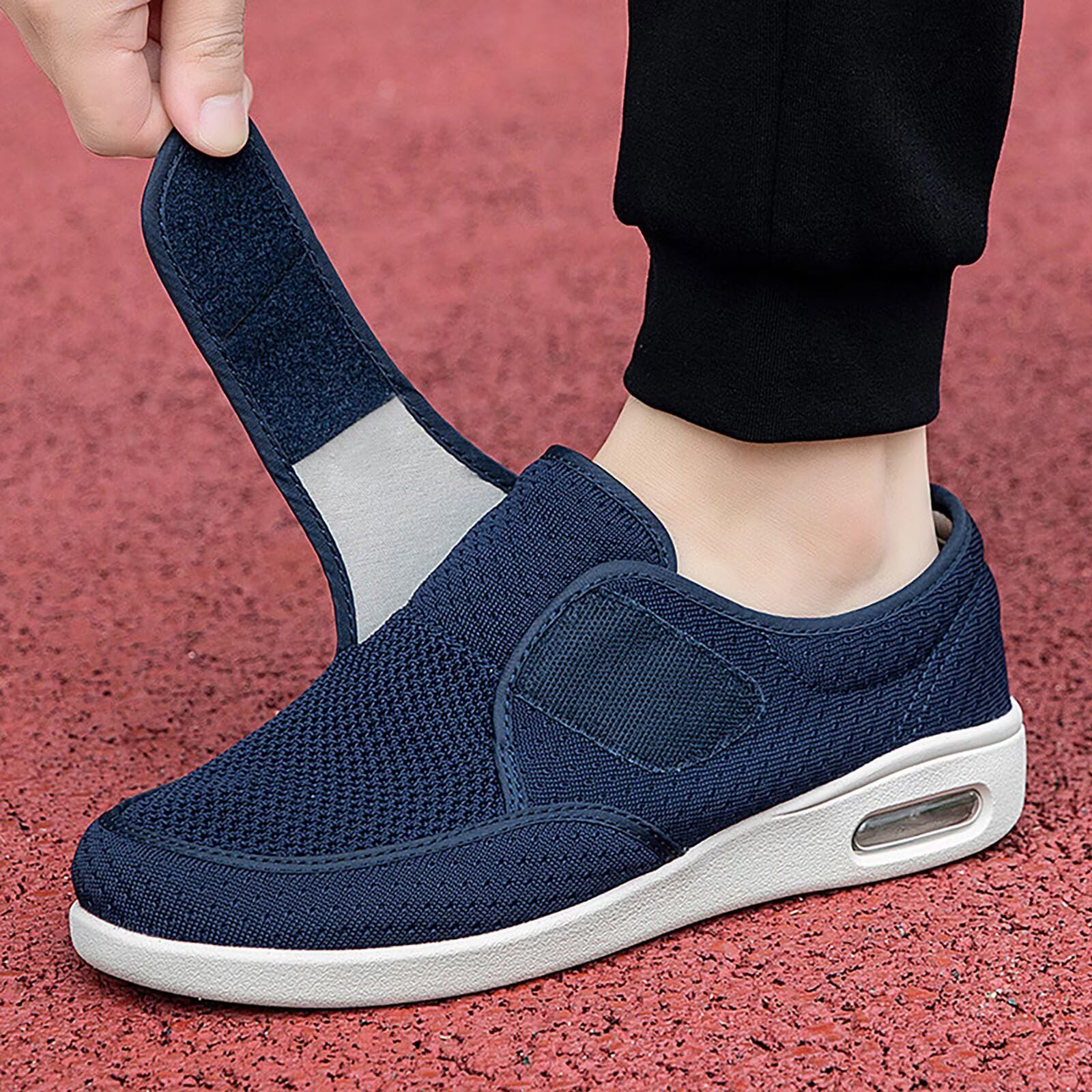 Scarpe Diabetici Uomo Donna Larghe Ortopedica Ciabatte Regolabili Sneaker