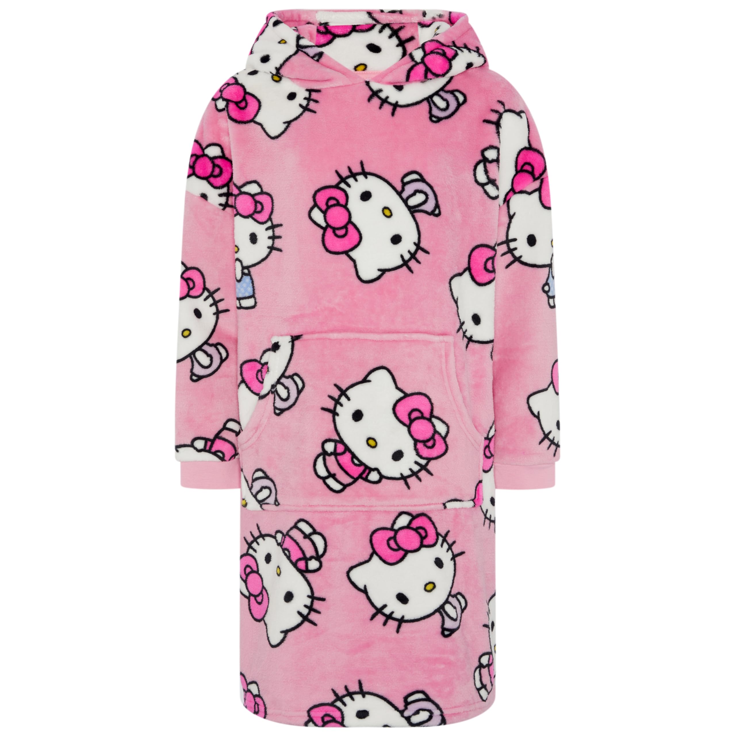 Hello Kitty Oversized Wearable Blanket Hoodie - 6-8 Years, Pink, 128cm