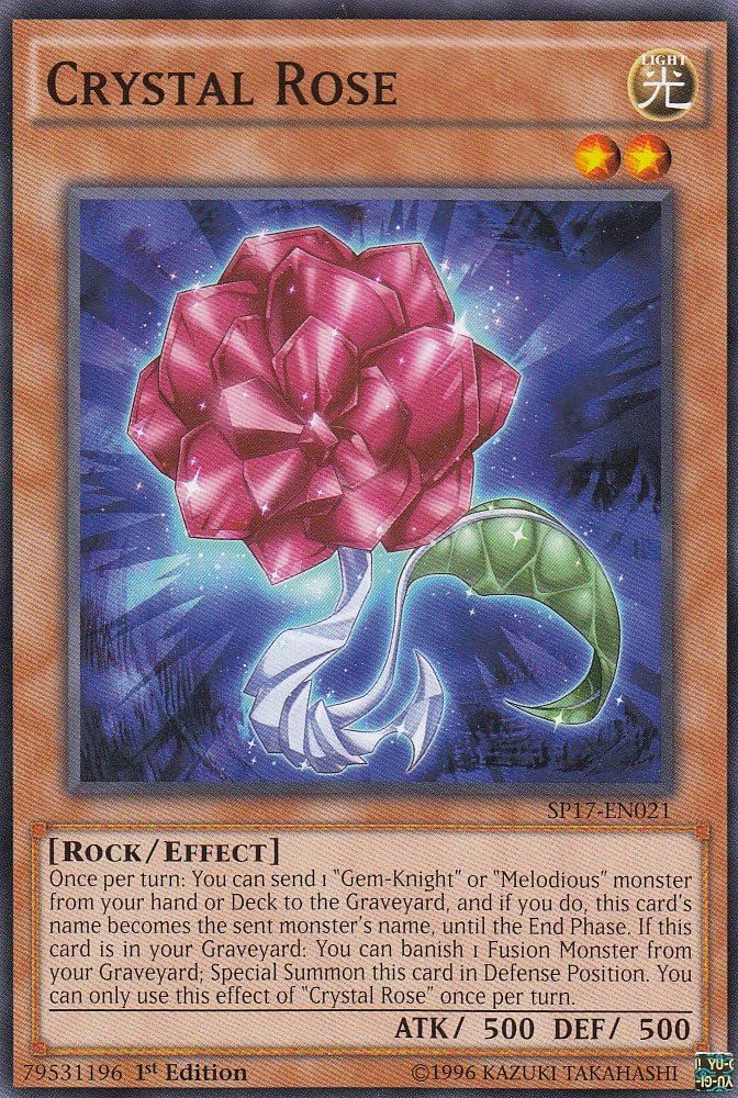 Amazon.co.jp: 遊戯王 SP17-EN021 クリスタル・ローズ Crystal Rose