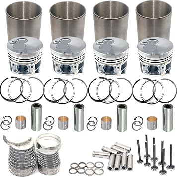 4LE1 Rebuild Kit Engine Replacement Parts for Isuzu 4LE1 Engine Overhaul Kit MG18 DIS-180 DCA-25 Generator