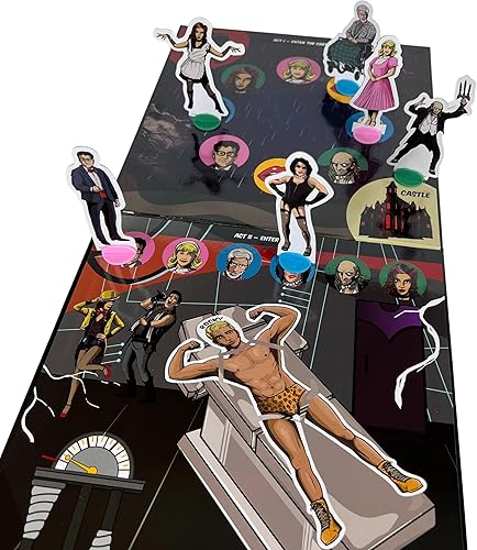 Miniatura 8 de University Games, Rocky Horror Show - Juego de fiesta, para amantes del espectáculo de imágenes de terror rocoso, a partir de 12 años