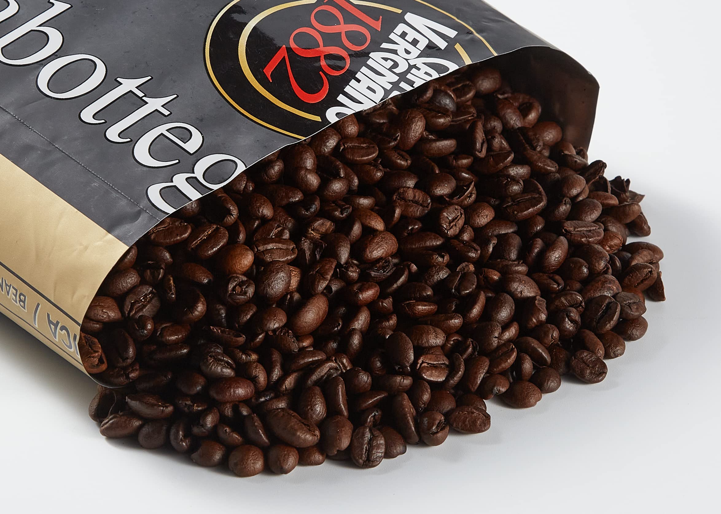 Caffè Vergnano 1882 Kaffeebohnen Anticabottega - 1 Packung enthält 1 Kg (Packung mit 2)