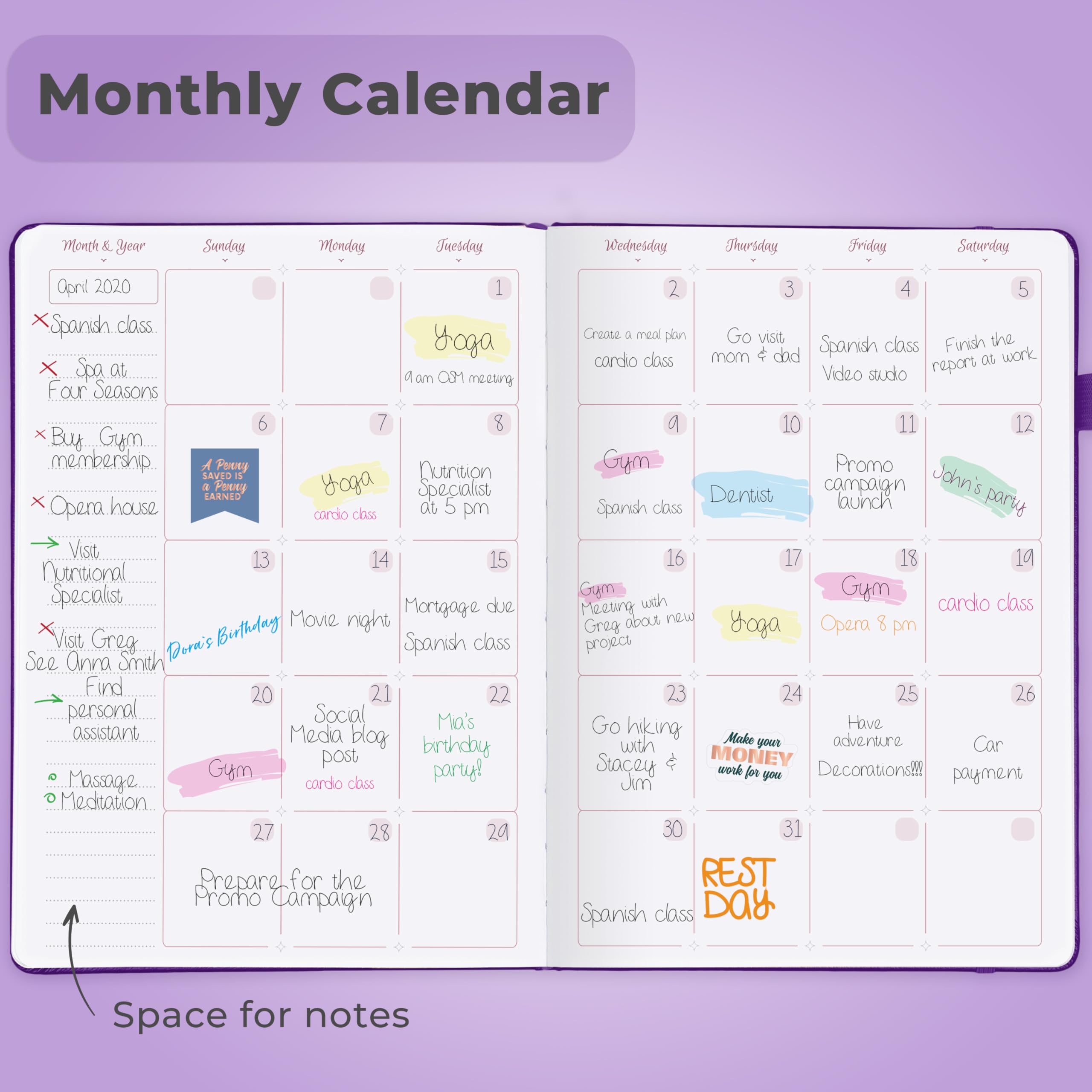 Gogirl Hourly Planner GoGirl Agenda Semanal - Planificador De Trabajo Y Vida Por Hora Con Agenda Diaria Horas