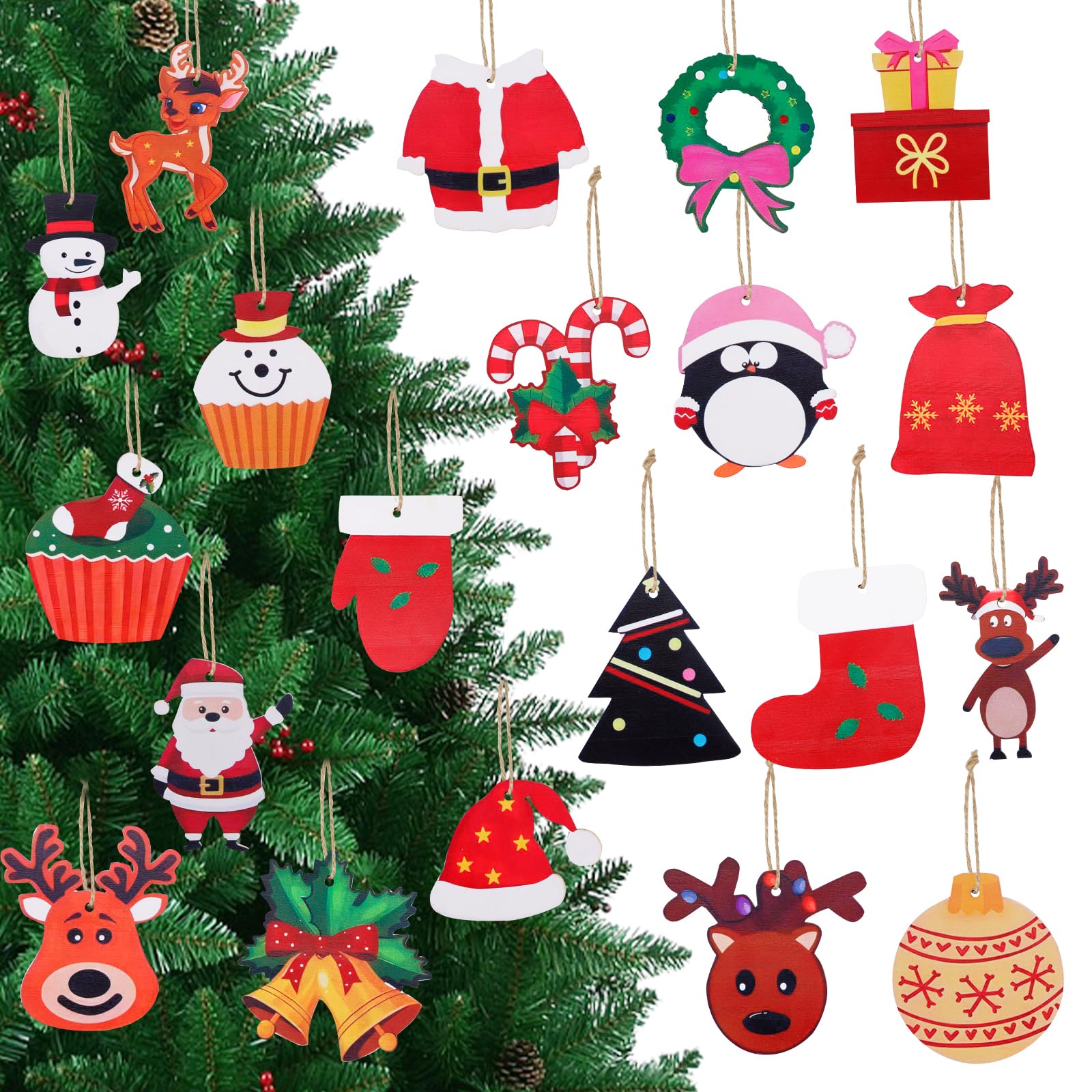 Sapin De Noël Miniature En Papier Pliable - Décoration Festive, Photo, Plusieurs Couleurs