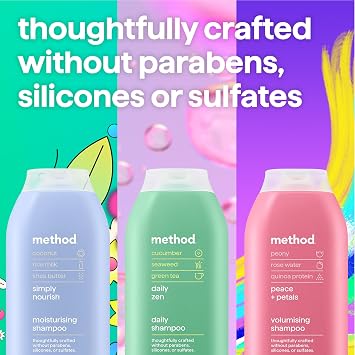Method Daily Zen Conditioner, Cucumber & Green Tea, Sulphate Free, 350ml