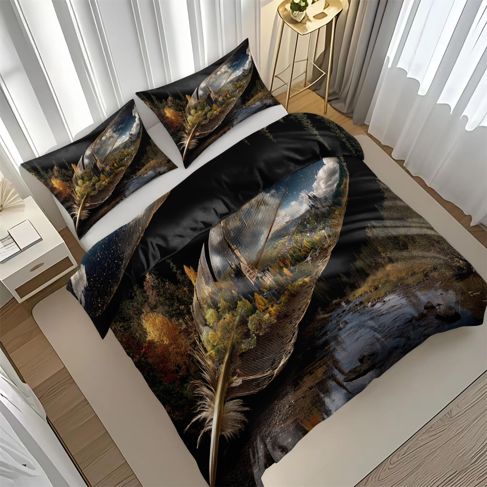 Parure de lit forêt gothique 260x240 pour transformer votre chambre