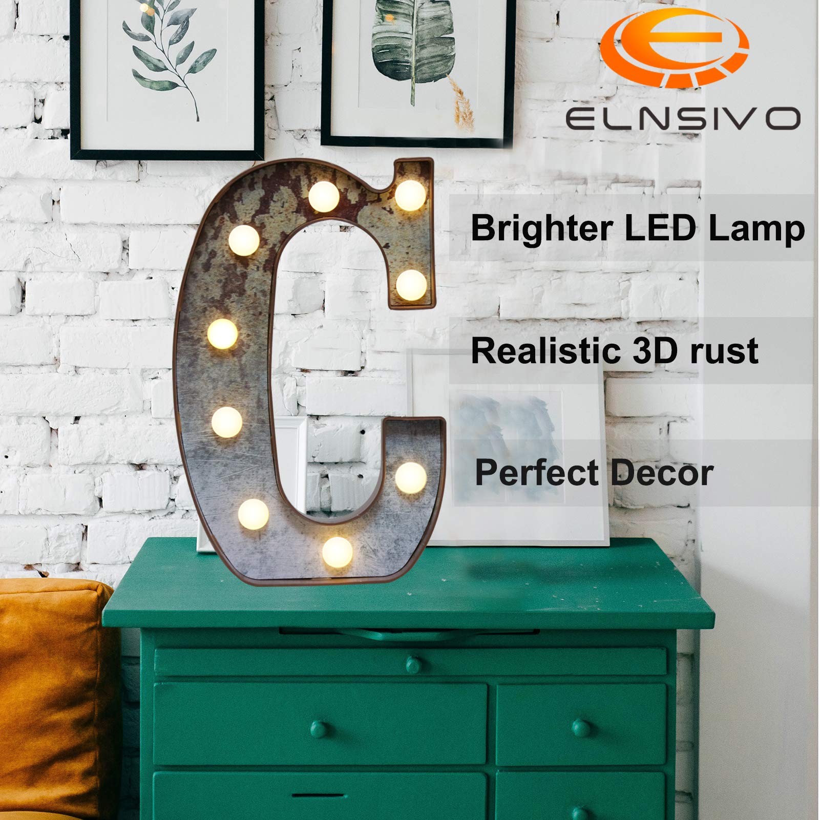 LED-Festzelt-Buchstaben, industrieller Vintage-Stil, beleuchtete Buchstaben, rost-Metall-Effekt, Festzelt, Buchstabe mit Lichtern, Beleuchtung, Buchstabenschilder für Weihnachten, Hochzeit,
