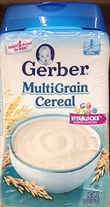 Gerber+MultiGrain+Cereal+8oz.+(Pack+of+5) : Amazon.ca