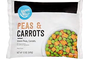 Amazon Brand - Happy Belly Mixed Frozen Veggies, Peas And Carrot, Regular Cut
