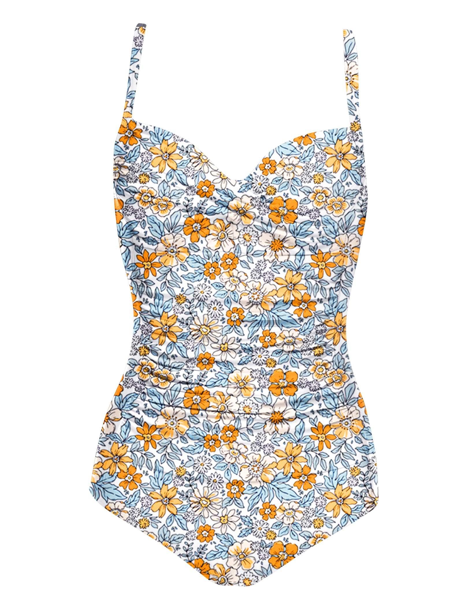 Ekouaer Maillot de Bain Une pièce Femme