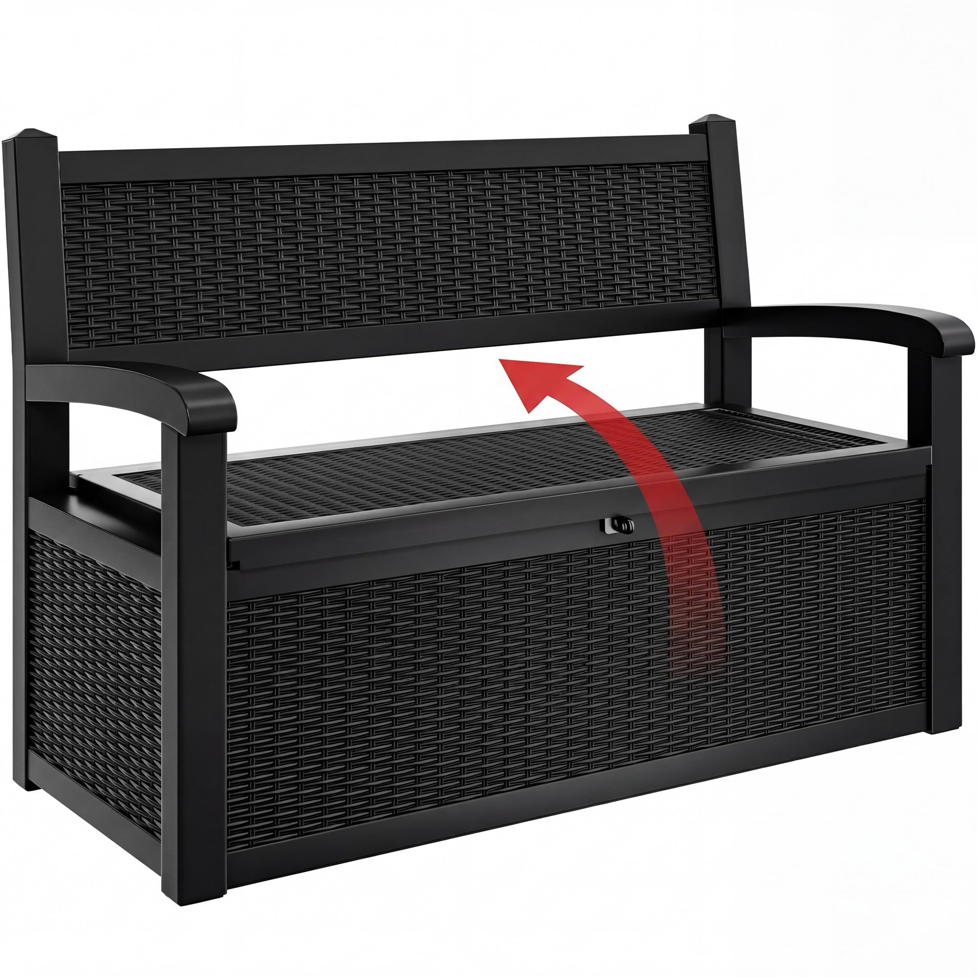 YITAHOME 80 Gallon Resin Deck Box - Outdoor Storage -18