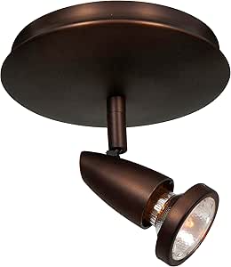 Mirage - 1-Light LED Spotlight Flush Mount - Bronze Finish