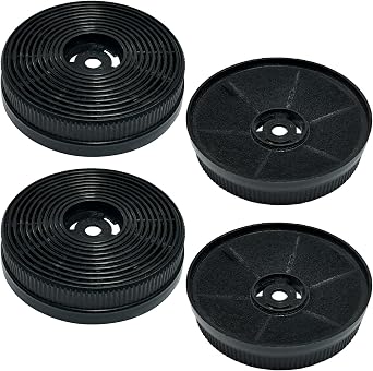 4 Pack USGDCF-Y CF-Y CC110 Charcoal Filter Replacement for Tieasy Range Hood GD17, TD17, USGD1775A, USGD1775B, Also for SNDOAS Wall Mount Model GD24, GD1775BPA, COSMO COS-63024P, COS-6324EWH
