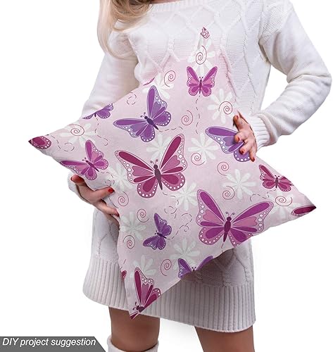 Miniatura 59 de Ambesonne Tela Geométrica por Yarda, Diseño Monocromo Patrón Abstracto de Líneas Continuas sobre Fondo Liso, Tela de Punto Elástico para Ropa