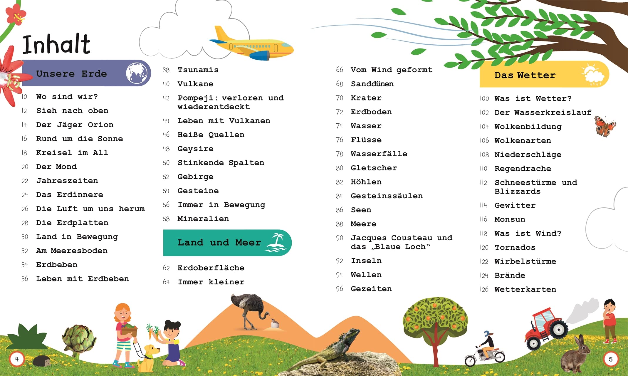 Wissen für Vorschulkids. Was weißt du über die Erde?: Erstes großes Natursachbuch mit Fotos und Lesebändchen. Für Kinder ab 4 Jahren