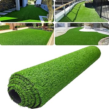 Realistic Artificial Grass, 4FT x 13FT, Outdoor Dog Potty Turf Rug