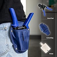 Vista 5 de iCrimp Rachet PEX Pipe Cinch Tool para abrazaderas de acero inoxidable que cumple con ASTM 2098 para sujeción de tubería de 3/8, 1/2, 3/4, 5/8, 1