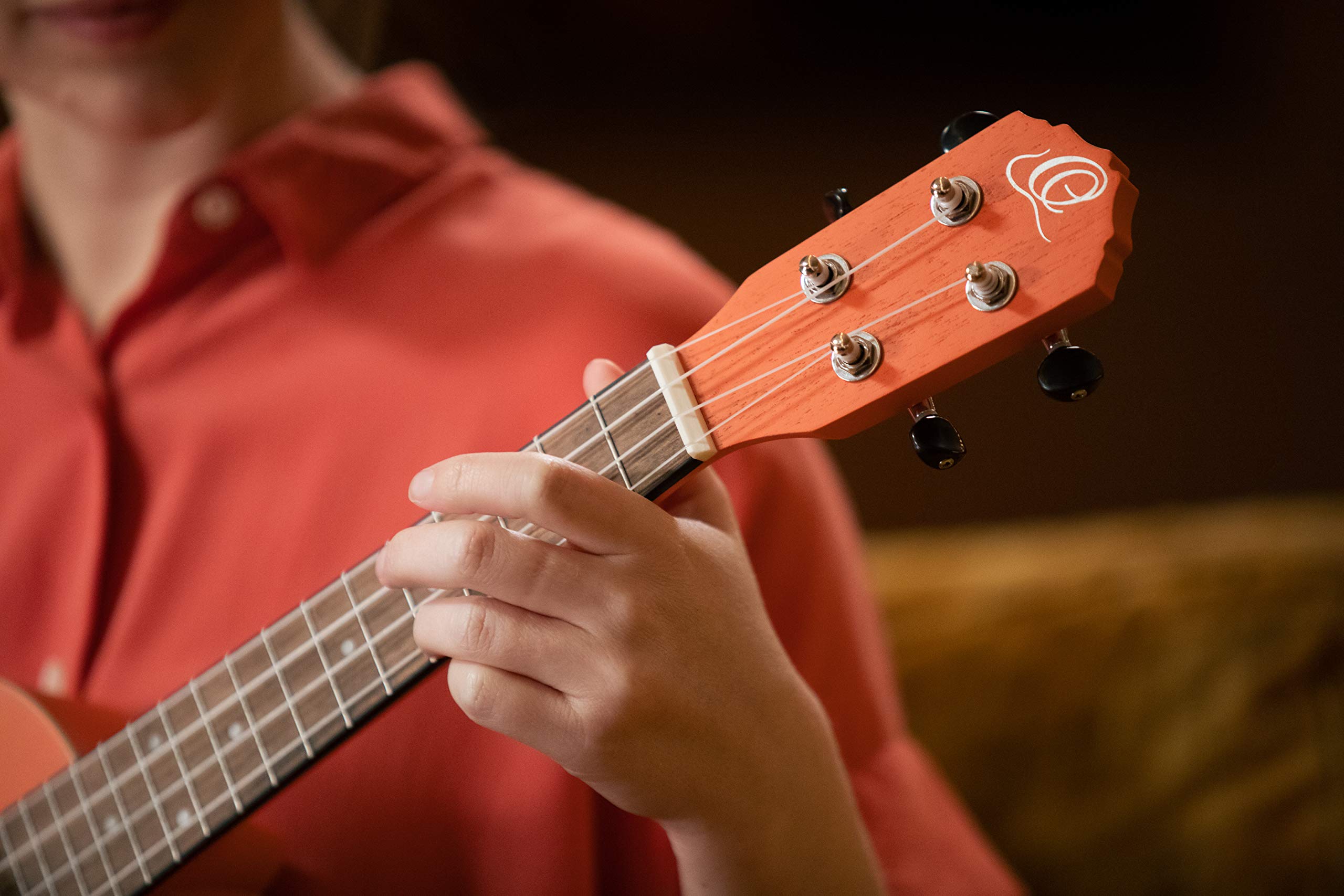 Ortega Guitars Ukulele Concerto Acustico – Earth Series – Okoume, Orange (RUPUKI)