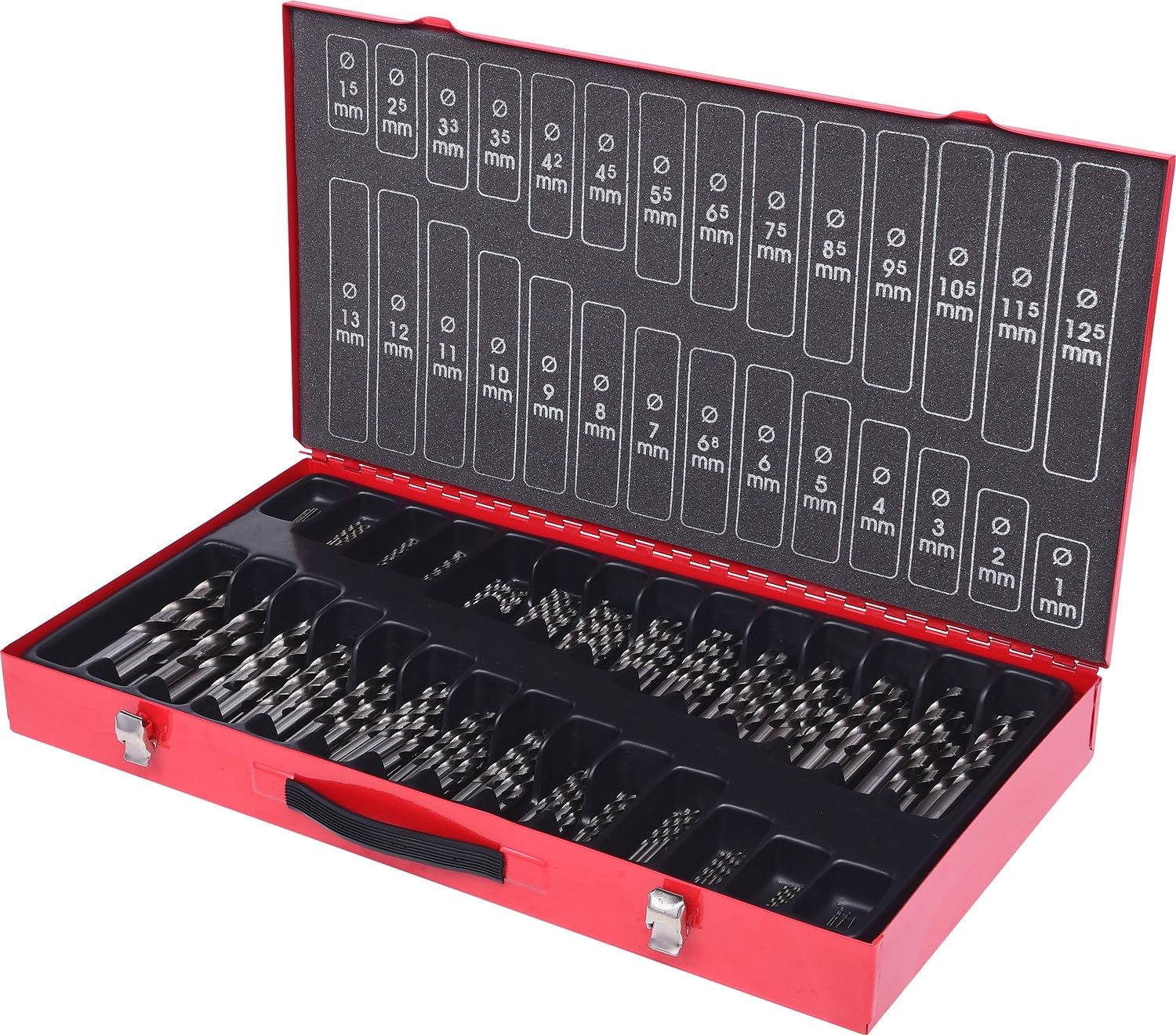 KS Tools 330.2650 Surtido de brocas HSS-G, pulido, 230 pzs, 1-13mm