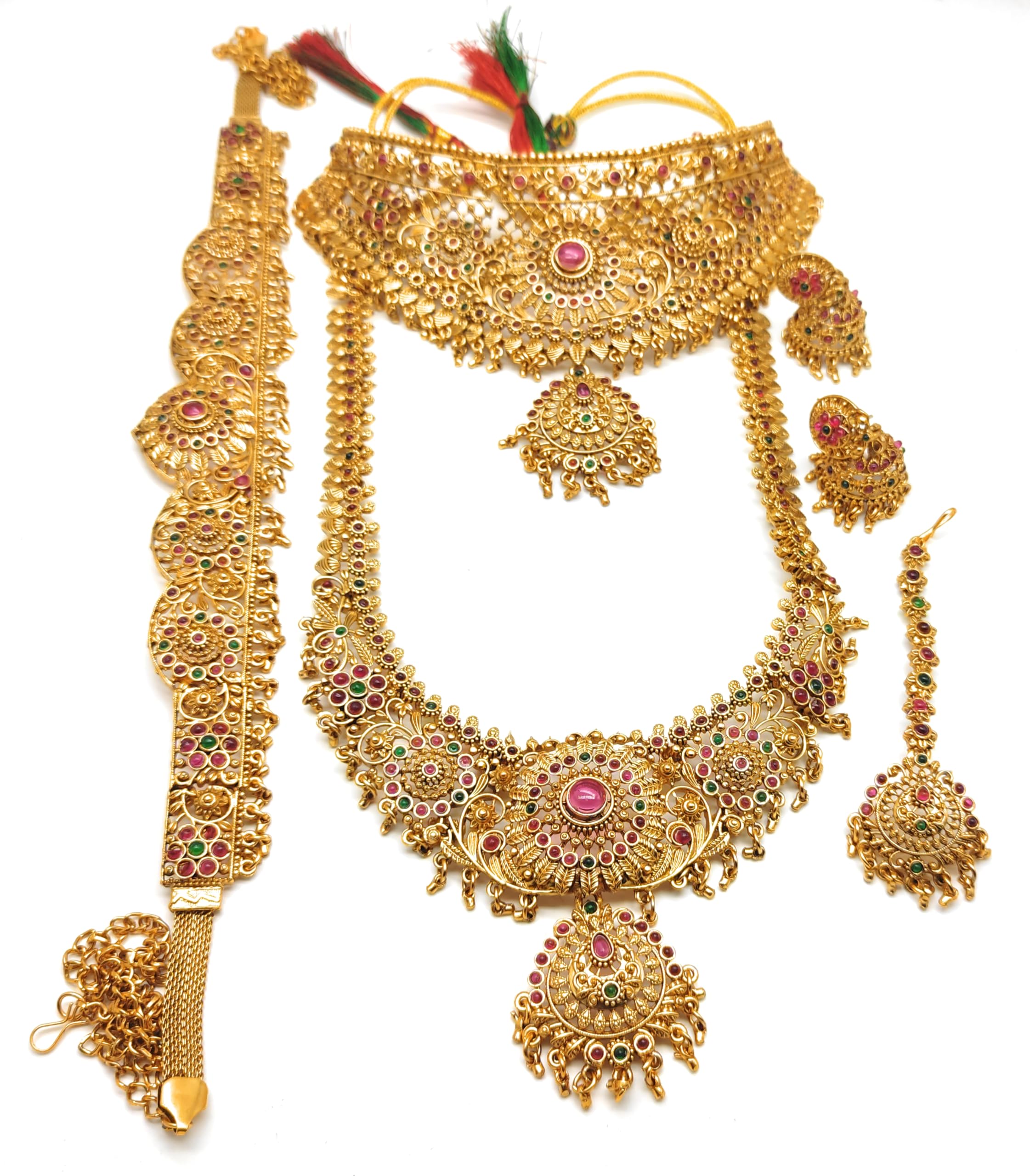 Adc fashions wedding collections Matt finish antiuque combo necklace with Haram for wedding -jewellery sets for women - (style) (B0C2Q63D88) Amazon Price History, Amazon Price Tracker