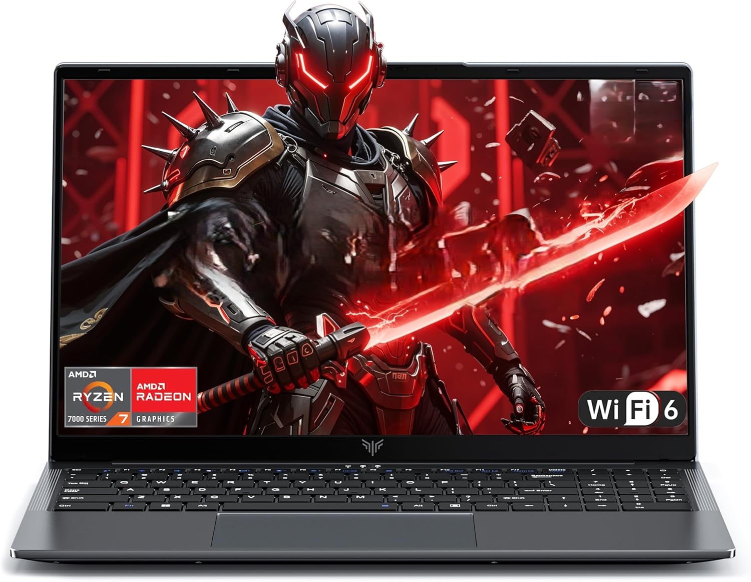 Gaming Laptop with AMD Ryzen7 7730U Processor(Up to 4.5GHz,8C/16T),16GB DDR4 RAM 512GB SSD, AMD Radeon Graphics,WiFi 6,15.6 inch IPS Display,Webcam, Windows 11 Laptop Computer for Video Editing