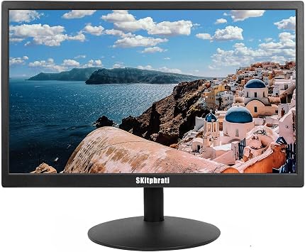 SKitphrati 17 Inch Monitor 1440x900 LED Screen with HDMI VGA Ports, PC Monitor for Computer Laptop Xbox and Ras Pi 75HZ, 5Ms, 1610, TN Panel, VESA,Viewing Angle 95