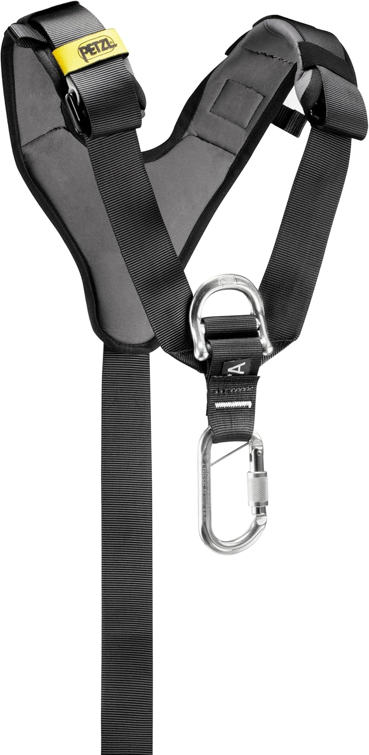 Petzl TOP Chest Harness Yellow and Black