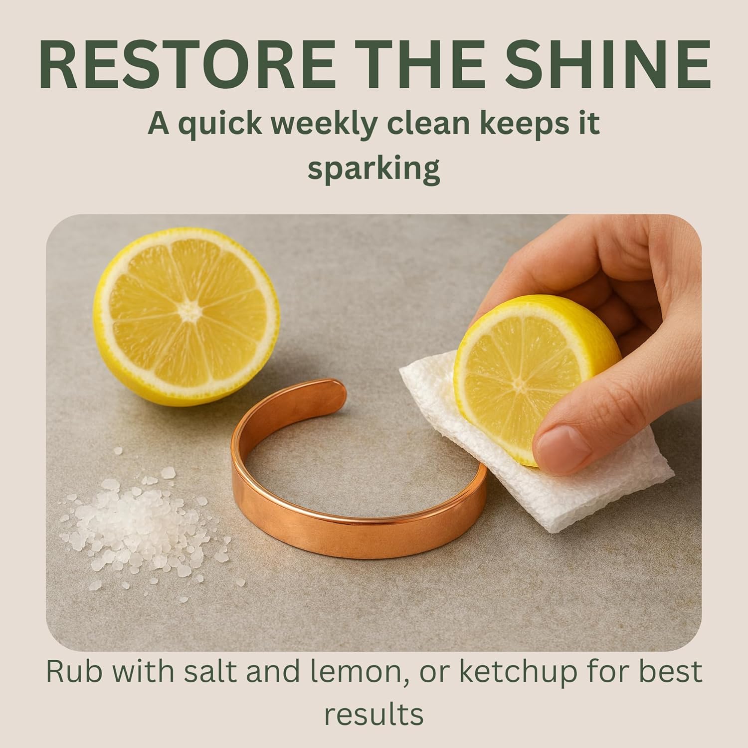 Pure Copper Bracelet for Men & Women – Adjustable Open Cuff, Solid Tibetan Handmade Wellness Bangle for Joint Pain & Energy Healing - Image 5