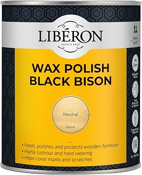 Liberon Black Bison Paste Wax, 1 Liter, Neutral