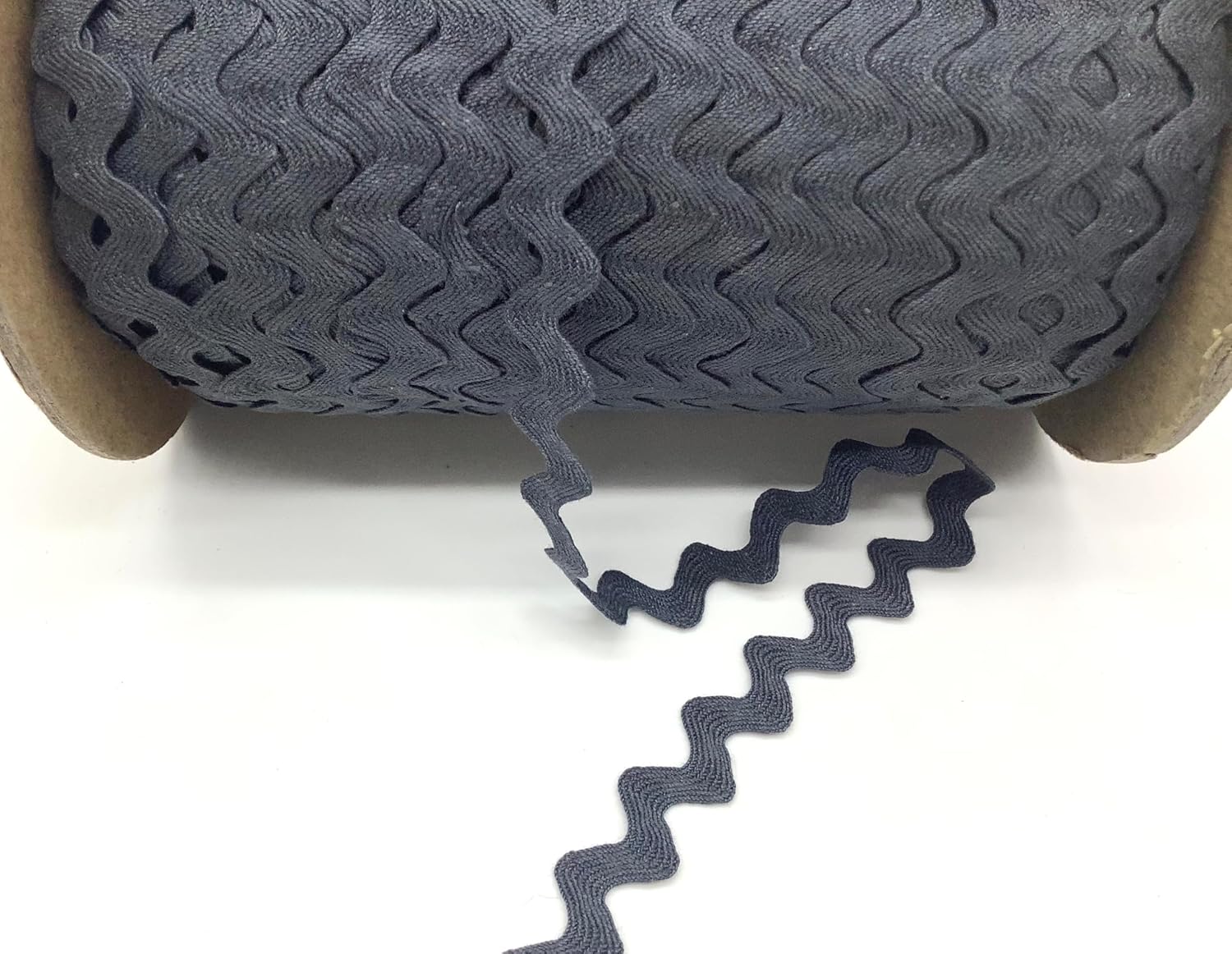 Dark Grey 9/16" (14 mm) 100% Cotton RIC Rac – 25 Yards – Colorfast Sewing Trim for Clothing, Quilting, Home Décor & DIY Crafts | Vintage Cotton