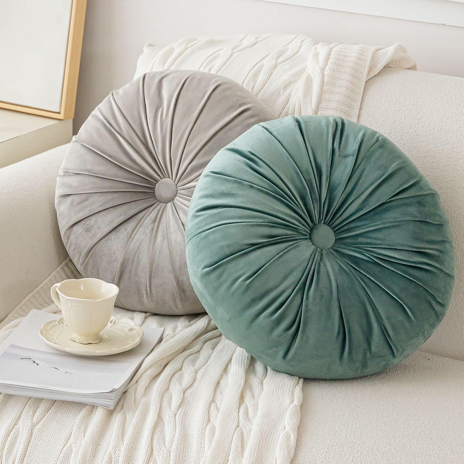 Cuscino rotondo a forma di zucca, 40 cm, cuscino a forma di zucca, cuscino da pavimento, tappetino per preghiere, per soggiorno, divano, letto, sedia, pavimento, auto, decorazione per la